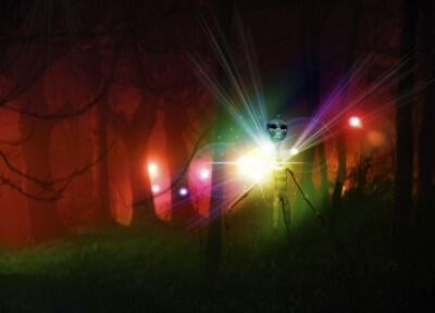 "Alien And Lights " by Victor Habbick "Alien And Lights " by Victor Habbick