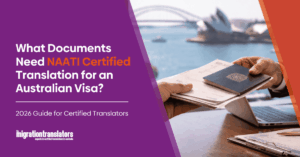 Passport being handed over Sydney Harbour